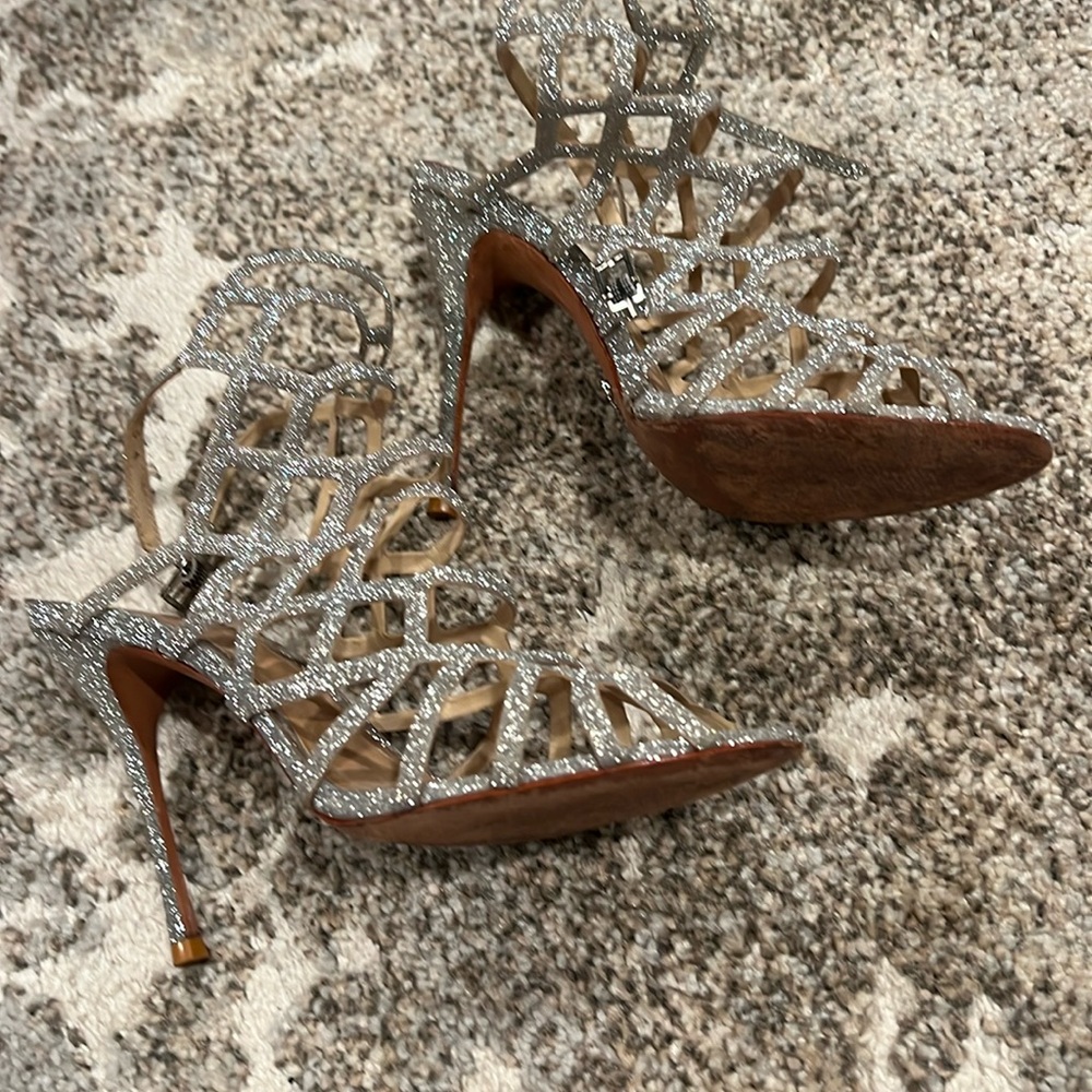 Silver heels
